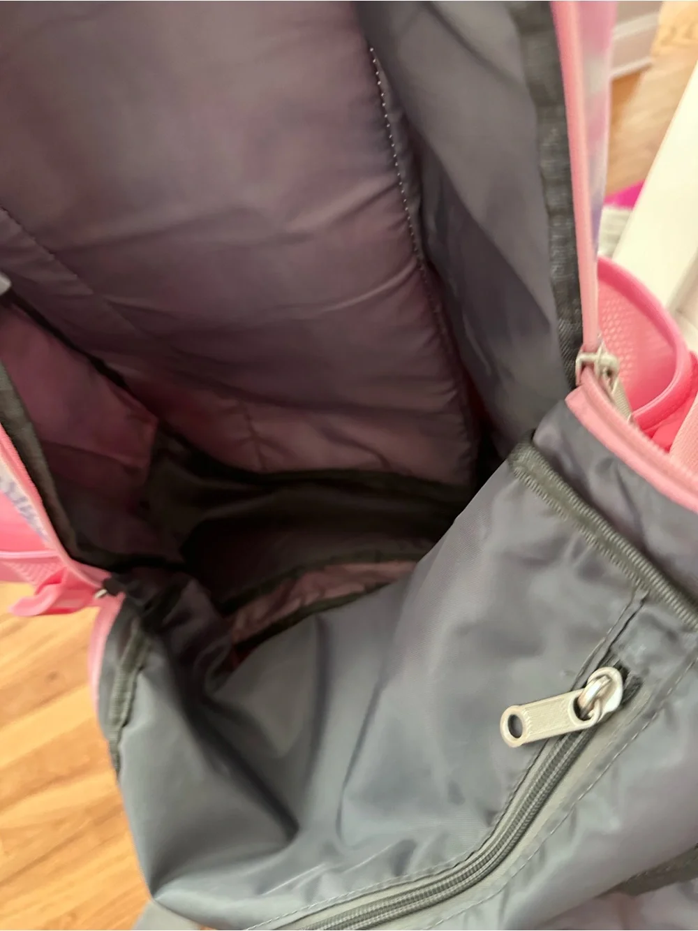 Girl’s Softball Pink & Lavender Tie-Dye Backpack